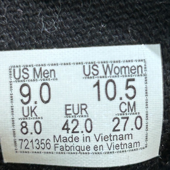 Vans Era T&H Lace-up Canvas Skate Shoe Blue/Khaki/Brown Unisex (M)9/(W)10.5 - Picture 7 of 8